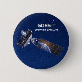 GOES-T-Wettersatellite Button