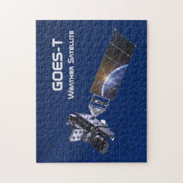 GOES-T-Wettersatellite Puzzle