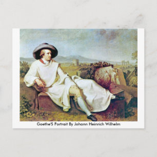 Goethe-Portrait von Johann Heinrich Wilhelm Postkarte