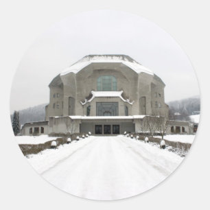 Goetheanum, Dornach, Basel, Schweiz Runder Aufkleber