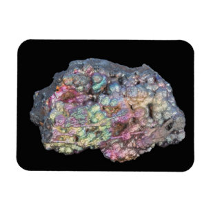Goethite, der Iridescence zeigt Magnet