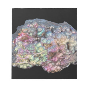 Goethite, der Iridescence zeigt Notizblock