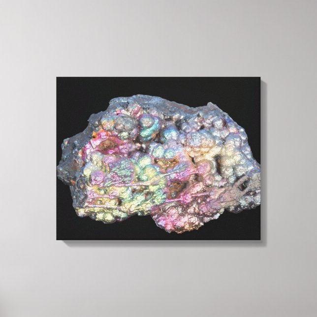 Goethite Showing Iridescence Leinwanddruck (Vorderseite)