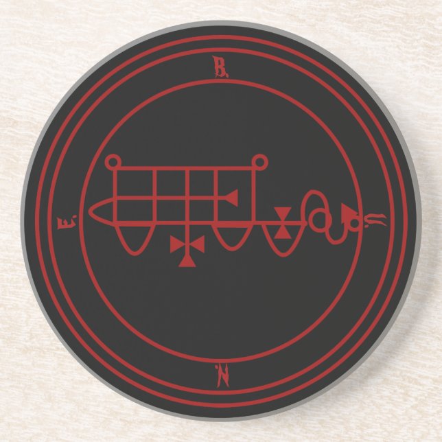 Goetic Sigil of Bune (Bim) Getränkeuntersetzer (Vorne)