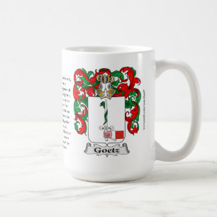 Goetz-Familien-Wappen Kaffeetasse