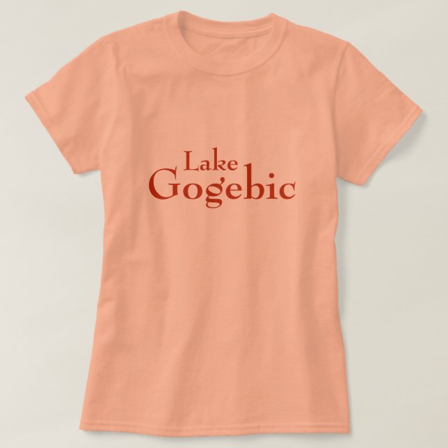 Gogebic-See, Michigan-T - Shirt (Design vorne)