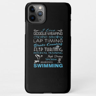 Goggle Wear Lap Timing Umdrehe Schwimmen machen iPhone 11Pro Max Hülle