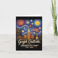 Gogh Draußen 250. Jubiläum 1776 2026 Male Die