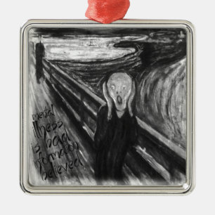 Gogh GeistesRemake: Der Schrei durch Edvard Munch Ornament Aus Metall