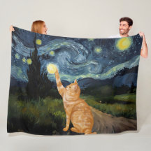 Gogh Kitty Starry Night Cat