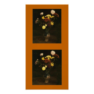 Gogh Korb der Nelken Blume Blüten Poster
