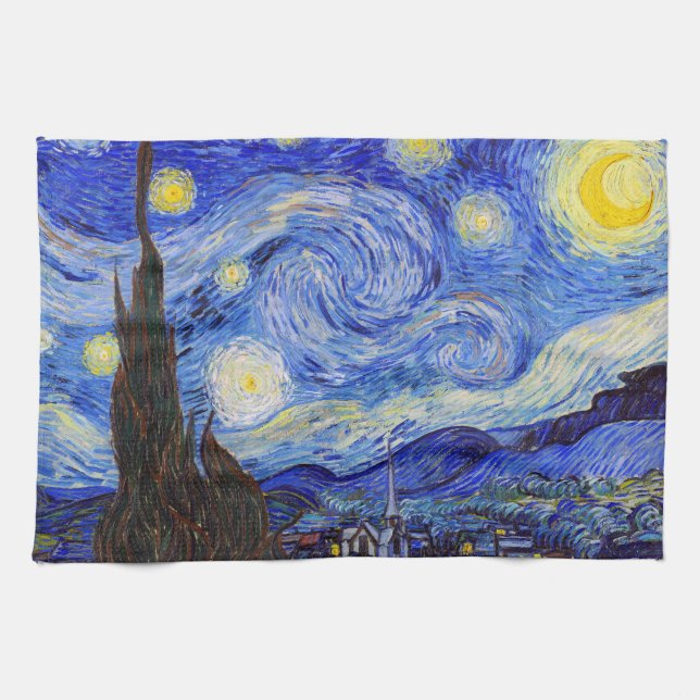 Gogh , “Starry Night” Küchentuch (Horizontal)