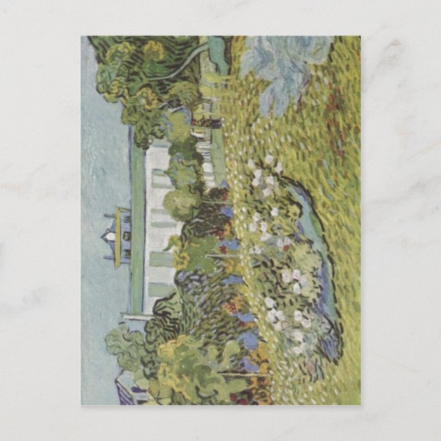 Gogh, Vincent Willem van Der Garten Daubignys 1890 Postkarte (Vorderseite)