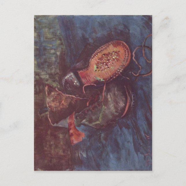 Gogh, Vincent Willem van Stilleben, Ein Paar Schuh Postkarte (Vorderseite)