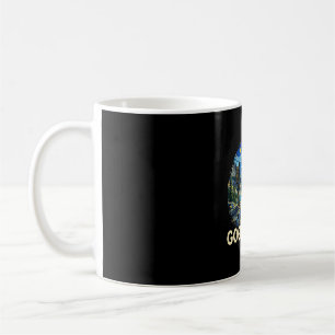 Gogh Wandern lustiger Wanderer Sternennacht Kunst Kaffeetasse
