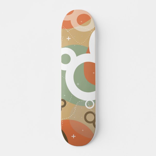 Gogo - Retro Urban Abstrakt Skateboard (Vorne)