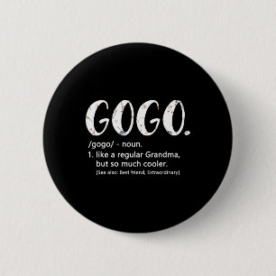 Gogo Shirts für Frauen Muttertag Idee Niedlich Gra Button