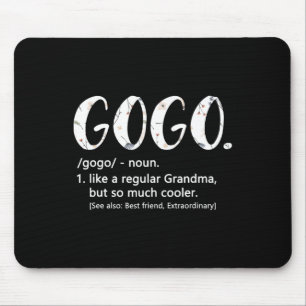 Gogo Shirts für Frauen Muttertag Idee Niedlich Gra Mousepad