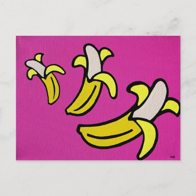 "Going Bananas" Postkarte (Vorderseite)