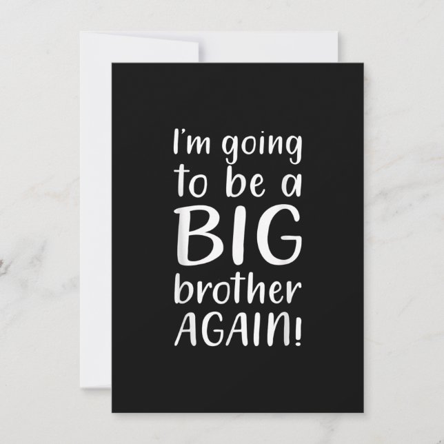 Going Big Brother wieder Ankündigung Geschenk Brud (Vorderseite)