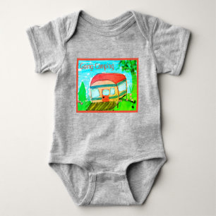 Going Camping Baby Strampler