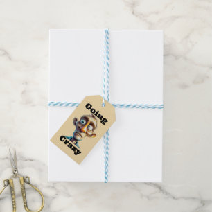 Going Crazy Gift Tag Geschenkanhänger
