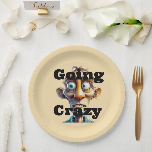 Going Crazy Paper Plate Pappteller (Hochzeit)