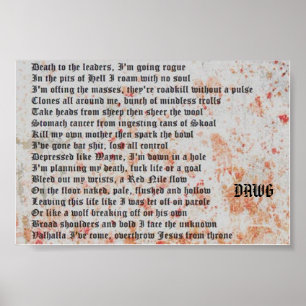 Going Rogue Gedicht drucken Poster