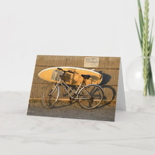 'Going Surfing' - Sagami Bay, Japan Postcard Karte