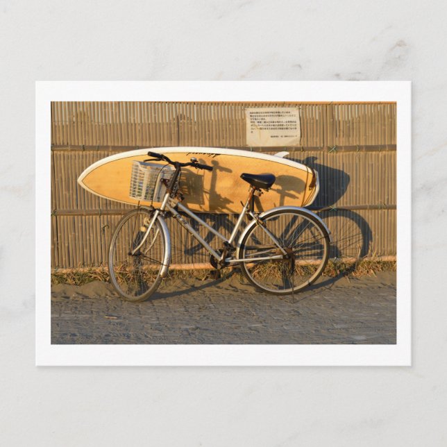 'Going Surfing' - Sagami Bay, Japan Postcard Postkarte (Vorderseite)
