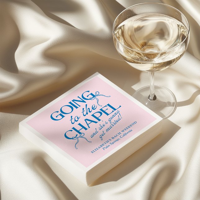 Going to the Chapel Bachelorette Weekend Serviette (Von Creator hochgeladen)