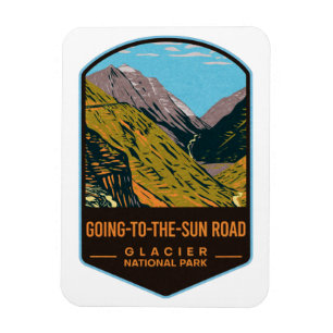 Going-to-the-Sun Road Glacier National Park Magnet