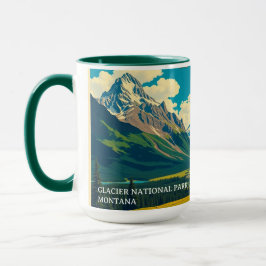 Going-to-the-Sun Road Vintage Aesthetic Tasse