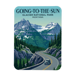 Going-to-the-Sun-Straße USA Magnet