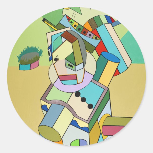 "Going Zuhause" von Ruchell Alexander Runder Aufkleber (Vorderseite)