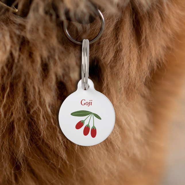 Goji Berries Pet Tag Haustiermarke (Goji Berries Pet Tag)