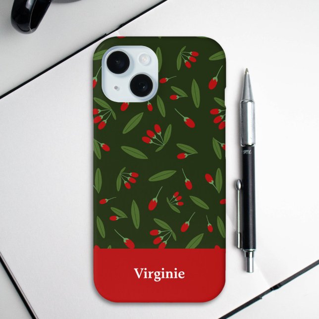 Goji Pattern Case-Mate iPhone Hülle (Goji Pattern Phone Case)