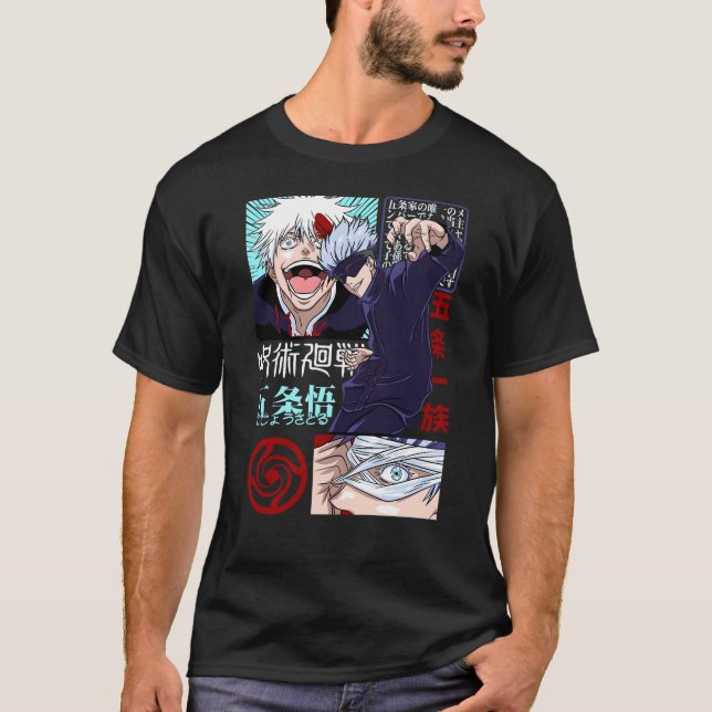 Gojo Satoru – Der stärkste Zauberer T-Shirt (Vorderseite)
