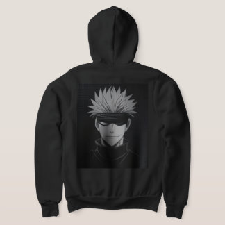 “Gojo Satoru Streetwear hoodies – Black Anime Tee 