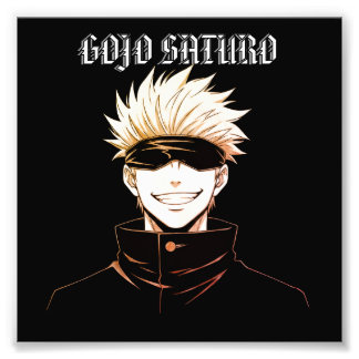 Gojo Saturo Fotodruck