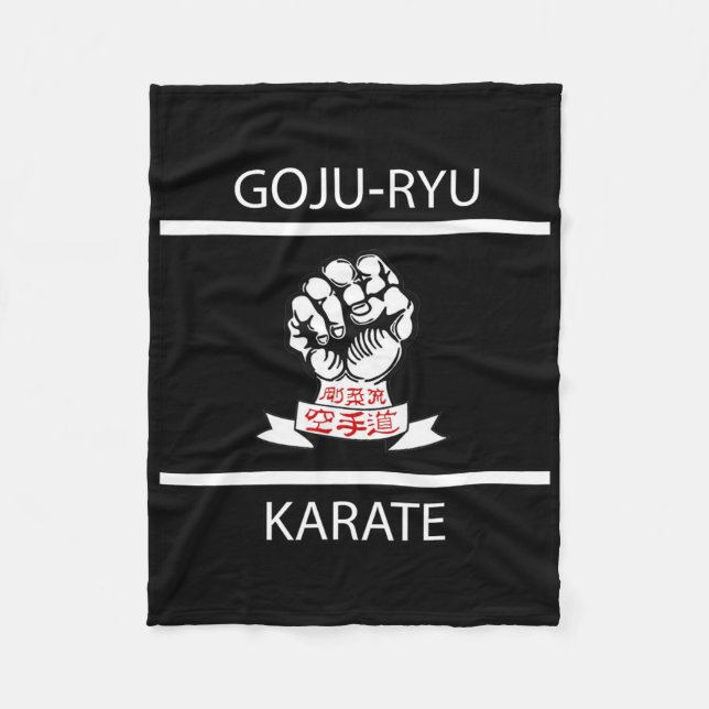 Goju-ryu Karate Fleecedecke (Vorderseite)