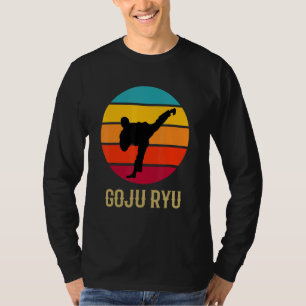 Goju Ryu Karate Hand Vintage Sunset Martial Arts T-Shirt