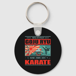 Goju Ryu Karate Kanji Schlüsselanhänger