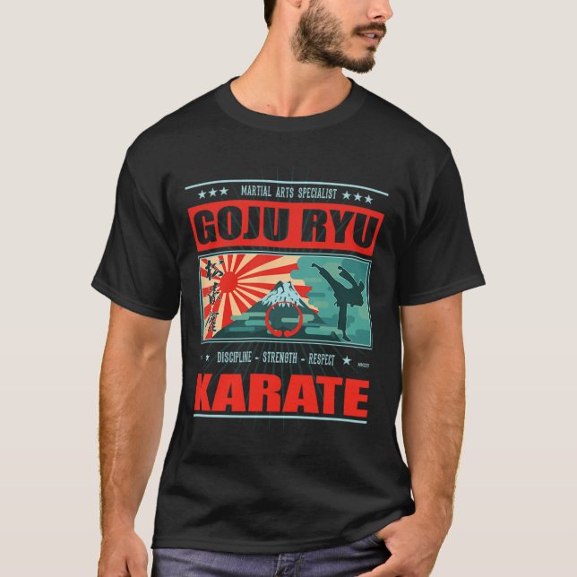 Goju Ryu Karate Kanji T-Shirt (Vorderseite)