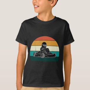 Gokart-Rennfahrer_ coole vintage Karting_Motor Ren T-Shirt