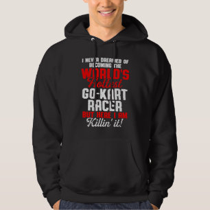 Gokart-Rennkart Rennwagen Gokart-Rennfahrer Hoodie