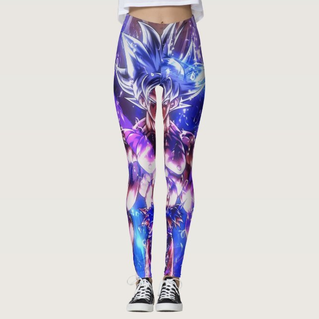 Goku Anime Leggings – Dragon Ball Athletic Streetw (Vorderseite)