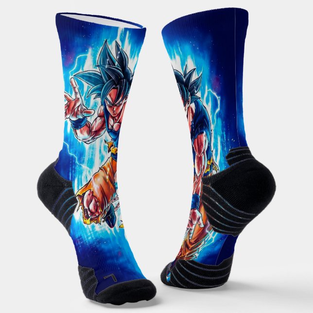 Goku Ultra Instinct (MUI) Underwear & Socks Socken (Gewinkelt)