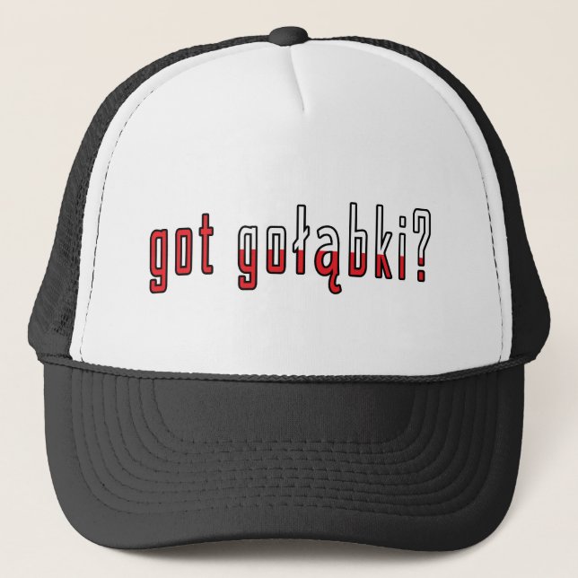 Golabki got? Flagge Truckerkappe (Vorderseite)