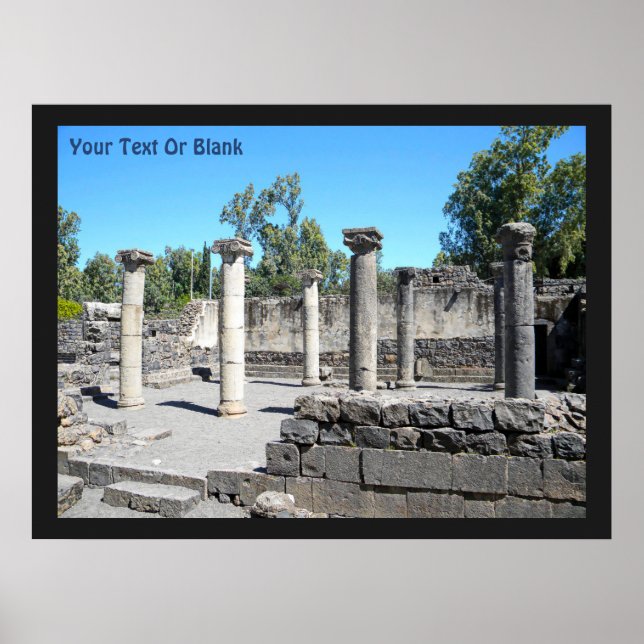 Golan Katzrin Synagogue Poster (Vorne)